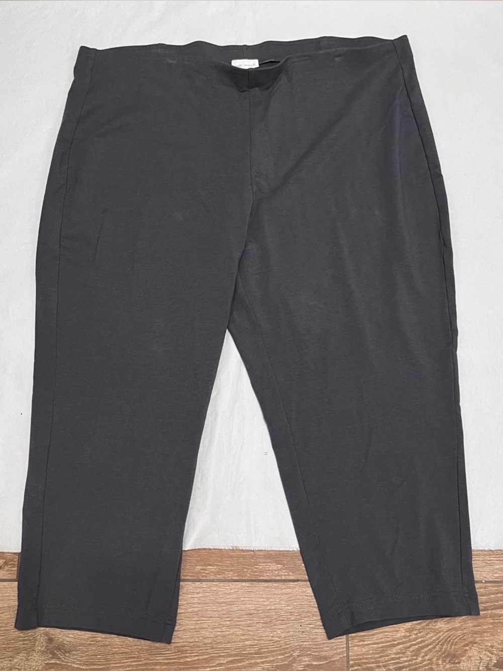 Pure Jill Slim Leg Grey Cropped Pants